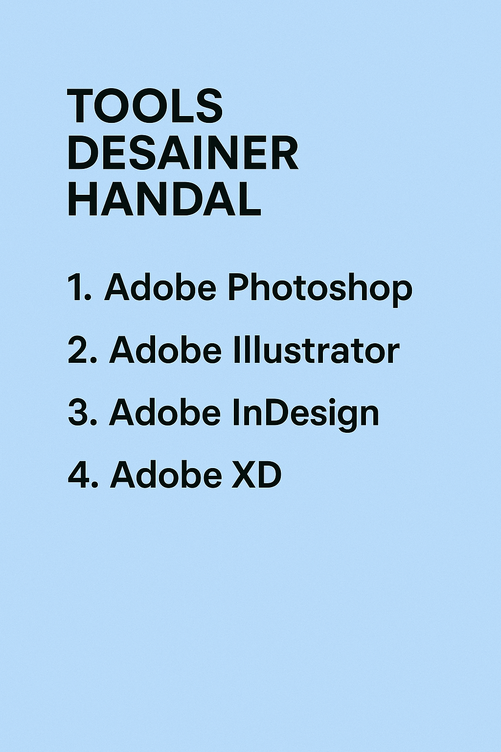 Tools Desainer Handal