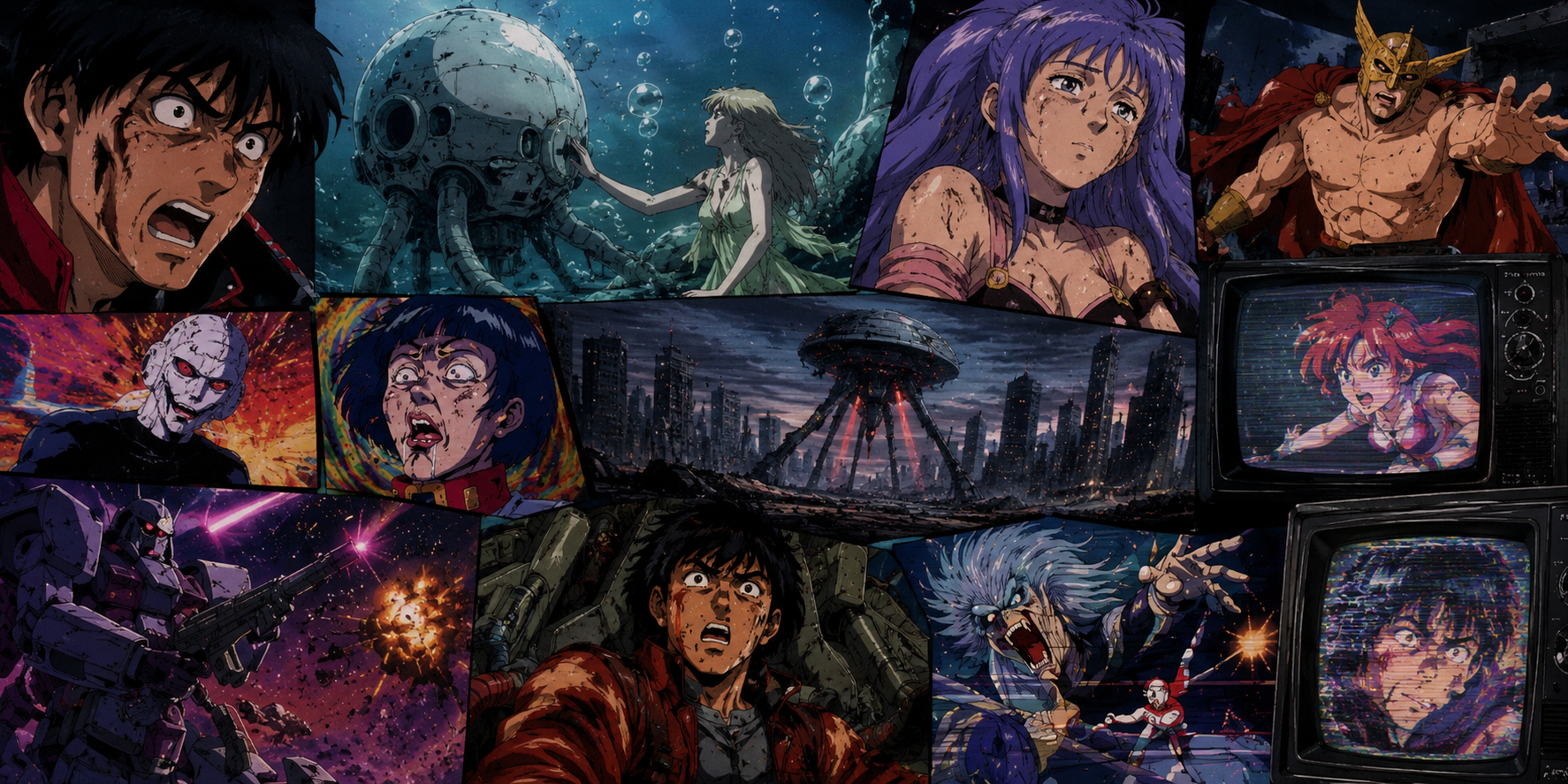 Film Anime Yang Terburuk Sepanjang Sejarah Pernah Di Tayang Di Tv Dengan Kolase Visual Anime Aawas Yang Kontroversial